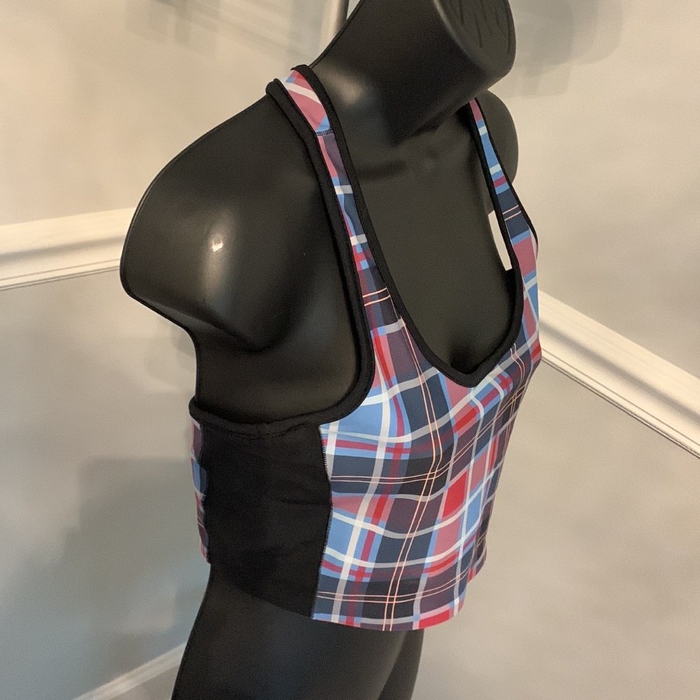 Splits59 Plaid Agathe Techflex Sports Bra Size M - Picture 4 of 9